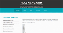 Desktop Screenshot of flaskmag.com